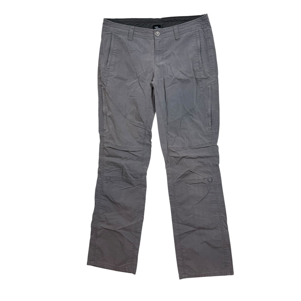 Kuhl Womens Gray Classic Straight Leg Cargo Hiking Pants Size 12